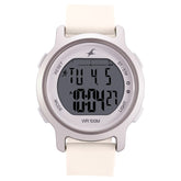 Fastrack, Women's  Watch Analog, Beige Dial Beige Silicone Strap , 68027PP04